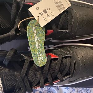 Reebok Kids Sneakers in Black with Red Accents